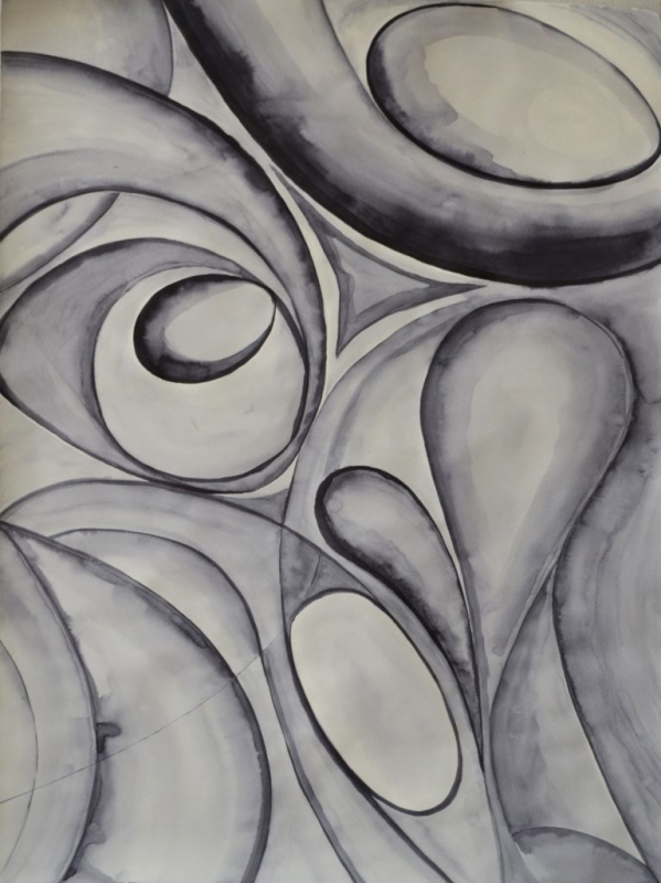 Боряна Писарова, специалност "Изобразително изкуство", Абстрактна композиция II, 2019 / Boryana Pisarova, degree programme "Fine Arts", Abstract Composition, II, 2019
