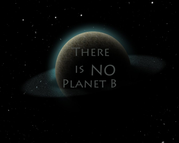 Мартина Луканова, плакат "There is no Planet B" / Martina Lukanova, poster "There is no Planet B", 2019